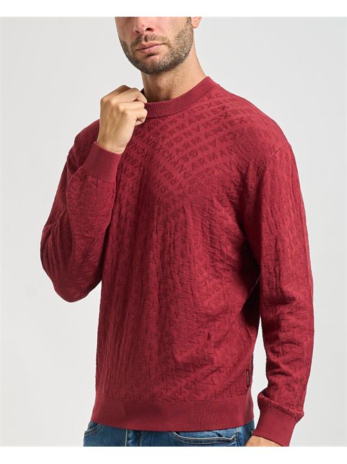 Men's Armani Exchange sweater in viscose blend ARMANI EXCHANGE | XM001316-AF10454UA328